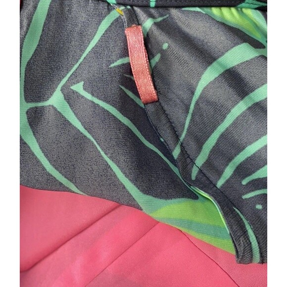 Lilly Pulitzer Carol Shift Dress 3/4 Sleeve Under the Palms Green Navy Print 0 - Picture 13 of 15